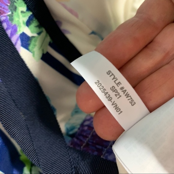 J.CREW Size 4 Pull-on pant in vintage floral stripe Style AW753 - Picture 6 of 11